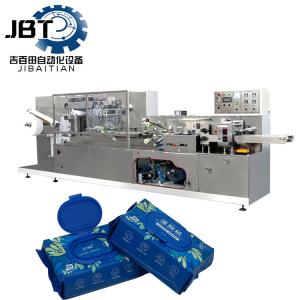 China Customizable Wet Wipes Machine Stainless Steel Construction 60 Bags/Min Speed factory