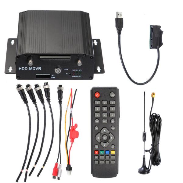 China HD SD Card Mobile Digital Video Recorder 4 Channels With GPS / WIFI Optional factory