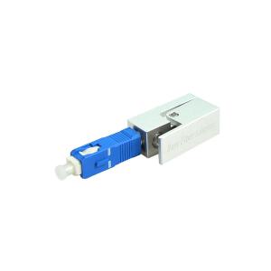 China Adaptor Fiber Optic Components , Single Mode / Multimode Fiber Cable Connectors factory