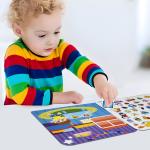 Colorful Children'S Reusable Sticker Book To Enhance Creativity Imagination