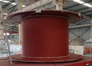 China Marine Grade Steel Wire Rope Drum With Anti Corrosion Coating ISO9001 Certified factory
