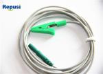 Non-Sterile Alligator Clip Leads Wire With Touchproof Connector 150m Length