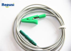 China Non-Sterile Alligator Clip Leads Wire With Touchproof Connector 150m Length factory
