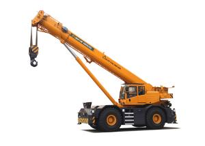 China 90 Ton 4x4 Compact Crane Cummins Engine Off Road For Rough Terrain factory