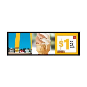 China 60000H Free CMS Stretched Bar LCD Display 350-700 Nit For Shop Shelf Edge on sale China 60000H Free CMS Stretched Bar LCD Display 350-700 Nit For Shop Shelf Edge on sale