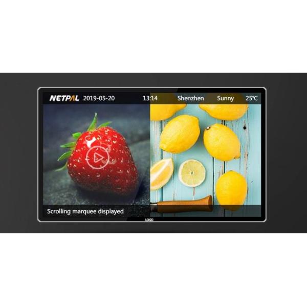 Wall Mounted 1920*1080 500cd/m2 43" Vertical Digital Signage