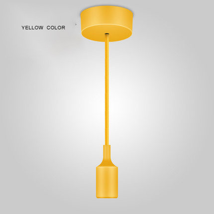 Colorful Silicone Pendant Light Socket