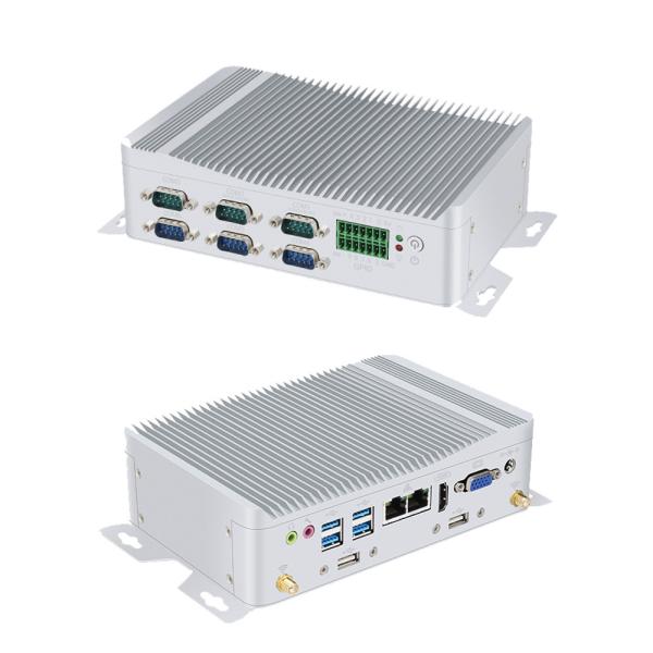 China Intel Core i3 Industrial Fanless PC Mini PC With GPIO And DDR4 16G 6COM factory