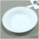 Elgant Food Grade 7.5 inch Disposable Plastic Salad Fruit Bowl-Resistant Salad