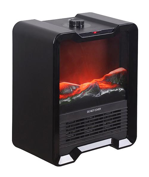 Mini Black Portable Electric Fireplace , TNP-2008I-E2 Small Indoor Electric