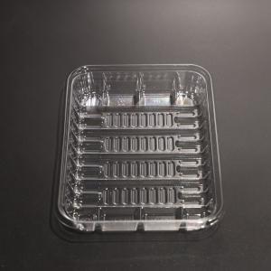 China Plastic PET Food Tray Bpa Free Eco Friendly Vegetable Packing Tray For Food factory