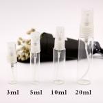 clear glass 5ml spray perfume bottles