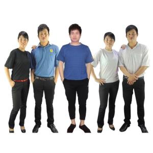 China CE 0.17 96% Polyester 4% Conductive Fibre ESD POLO T Shirt factory