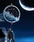 Dreamcatcher Gift checking Dream Catcher Net With natural stones Feathers Wall