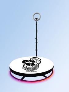 China Video Camera Automatic 360 Photo Booth Portable 68cm 80cm 100cm factory