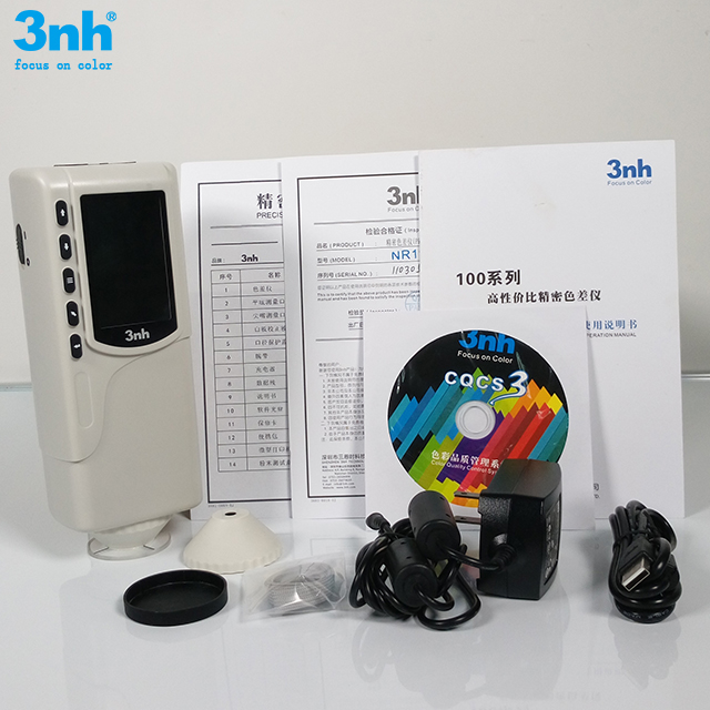 3nh nr110 handheld colorimeter 4mm small aperture color difference meter price