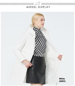 China Comfortable Autumn Coat With Hood Filling Polyester Women'S Spring Coats And Jackets factory