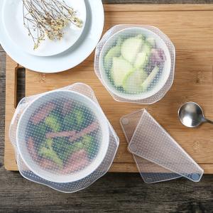 China Food Grade Wrap Suction Seal Silicone Food Cling Film factory