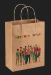 Embossed Printing Paper Bag 250gsm Printed Paper Carrier Bags