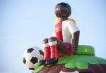 Fun Soccer Backyard Inflatable Jumper Bouncer Air Bouncer Inflatable Trampoline