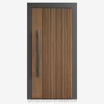Modern Single Solid MDF Wood Doors 88cm Wooden Door For Entrance