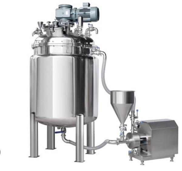 Cream Paste Jam Cosmetics Homogenizing Equipment Vacuum Homogenizing Mixer