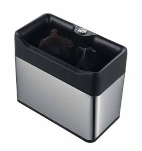China Professional Electric Espresso Grounds Knock Box For Commercial Portafilter Cleaning factory