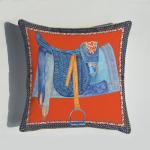 Jacquard Printed Cushion Cover Simple Style Floral Throw Pillow Set