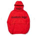 Eco Friendly 100% Cotton Unisex Embroidered Pullover Hoodies