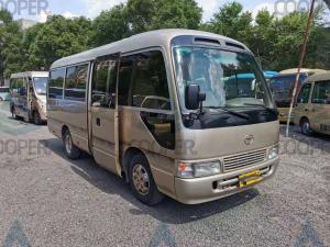 China 23-29 Seats Used Toyota Bus Toyota Coaster Used Bus With Luxury Inner Decoration factory