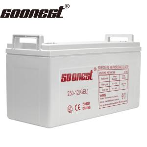 China High Quality Long Life Gel Battery Suitable For Home Solar System 12V 150Ah Batterie Gel 12V 200Ah Lead Acid Battery 5 Years factory