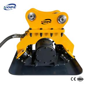 China Mini Excavator Vibrating Compaction Plate Hydraulic Tamping Machine Compactor Vibrator Rammer For Excavator factory