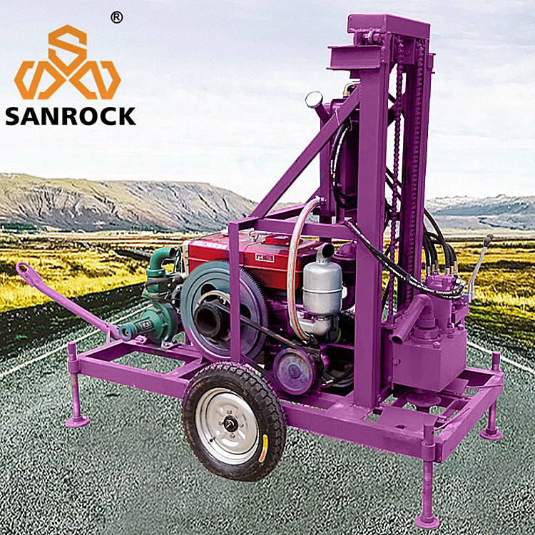 75-300mm Drilling Diameter Hydraulic Water Well Drilling Rig for Small Water Drilling Equipment