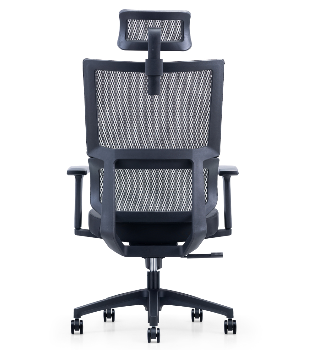 Breathable Mesh Back Reclining Office Chair with Adjustable Seat Cushion and Headrest
