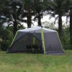 210d Oxford Easy Pop Up Canopy, Outdoor Screen Tent with Mesh Mosquito Netting