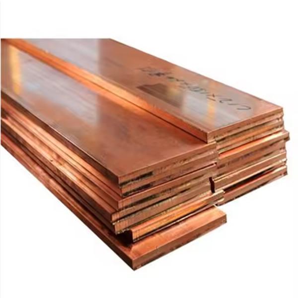 High Tensile Solid Copper Round Bar 150MPa -400 MPa Strength For Automotive