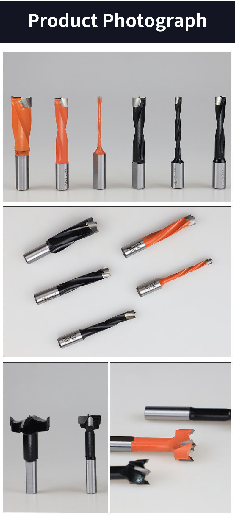 15MM Two Flute Row CNC Router Bit Alloy Hole Opener Woodworking Drill Bits