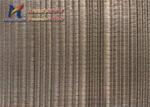 China 1.0mm 3m Laminated Glass Metal Mesh Corridor Wall Covering factory