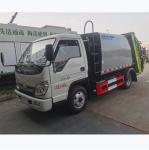 Garbage Truck With Compactor Foton Carbon Steel Compactor Garbage Truck Max