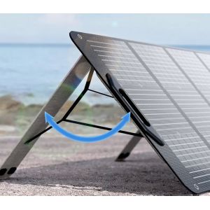 All Black Monocrystalline Silicon Portable Solar Power Station Convenient
