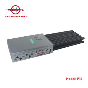 China Lojack GPS 18 Antennas Mobile Phone Signal Jammer WiFi 3G 4G 5G 25m factory