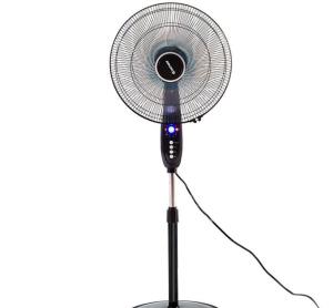 China Cool Stand DC 12V Solar Energy Fan 16 Inch Solar System Fan factory