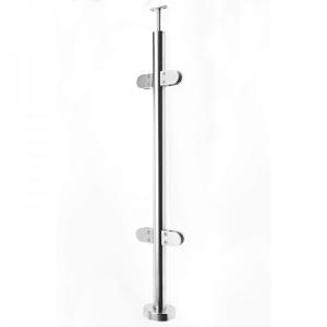 China Brushed / Polished Stainless Steel Railing Balusters With Corrosion Resistance factory