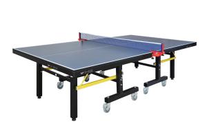 China 25mm Tabletop Outdoor Table Tennis Table With 4 Wheels 15.5 Inches Net Height 9ft X 5ft factory