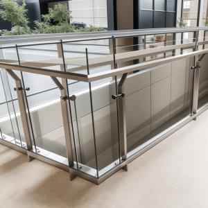 China Customized Home Aluminum Stair Railing High Rust Resistance AAMA factory
