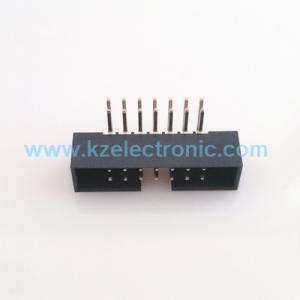 China Double row male header 14 positions double row box header connector on sale