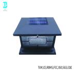Black Solar LED Outdoor Landscape Lighting Solar Led Walkway Lights 6500K