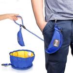 Lightweight Nylon Portable Dog Bowl Outdoor Waterproof 200g