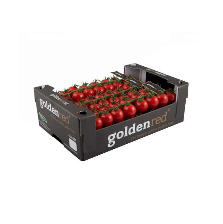 Foldable Custom Printed Cardboard Boxes , Fruit Carton Box Hard Material