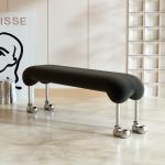 Velvet Star Hotel Bed End Stool Cream Style Dog Stool
